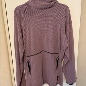 Melanzana Micro Grid Hoodie - Lavender